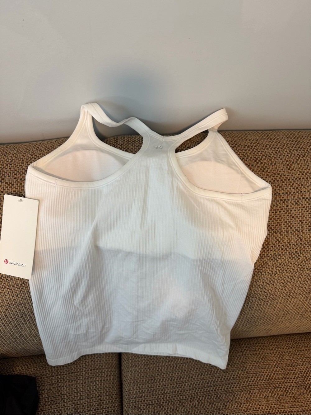 lululemon athletica White Ribbed Tank Top - Picture 2 of 2